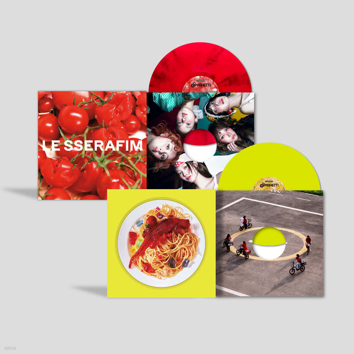 LE SSERAFIM 1st Single Album [SPAGHETTI] Vinyl