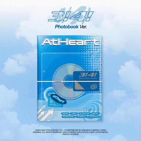 [POB] AtHeart - 3!4! (Photobook Ver.)