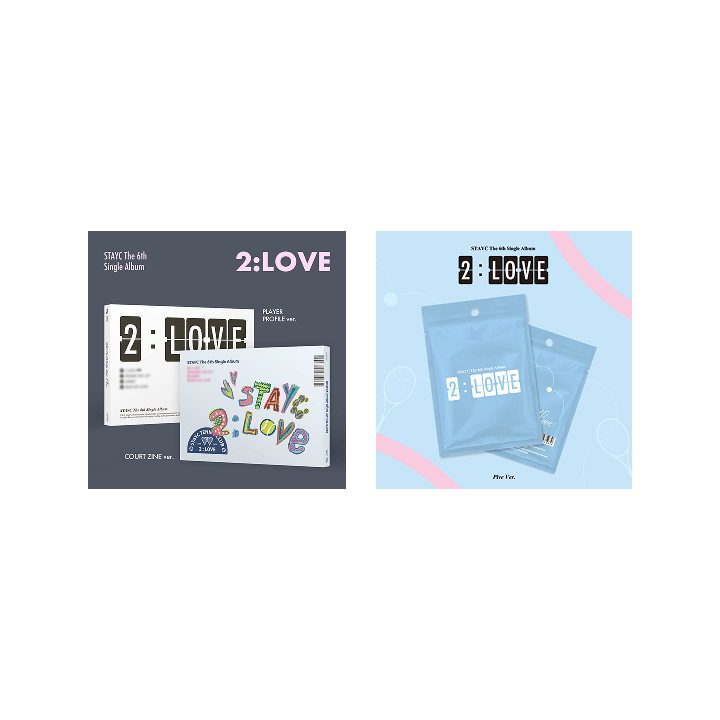 [POB] STAYC [2:LOVE] COURT ZINE / PLAYER PROFILE ver. (Set) + PLVE Ver.