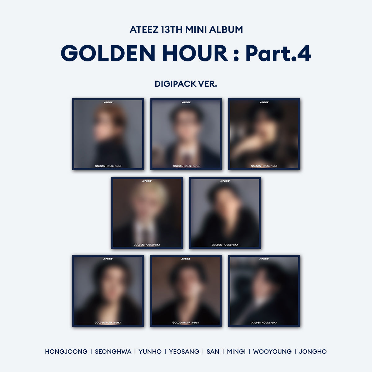 [VERSION SELECTABLE] ATEEZ - GOLDEN HOUR : Part.4 (DIGIPACK VER.)