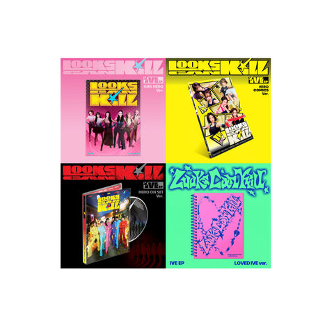 [POB] IVE - EP [Looks Can Kill] (GIRL HERO ver./HERO COMICS ver./HERO ON SET ver./LOVED IVE ver.)