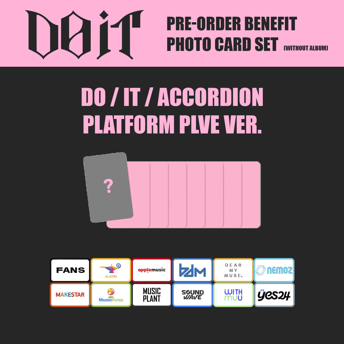 [POB] Stray Kids - SKZ IT TAPE [DO IT] ALL SITE POB PHOTOCARD SET