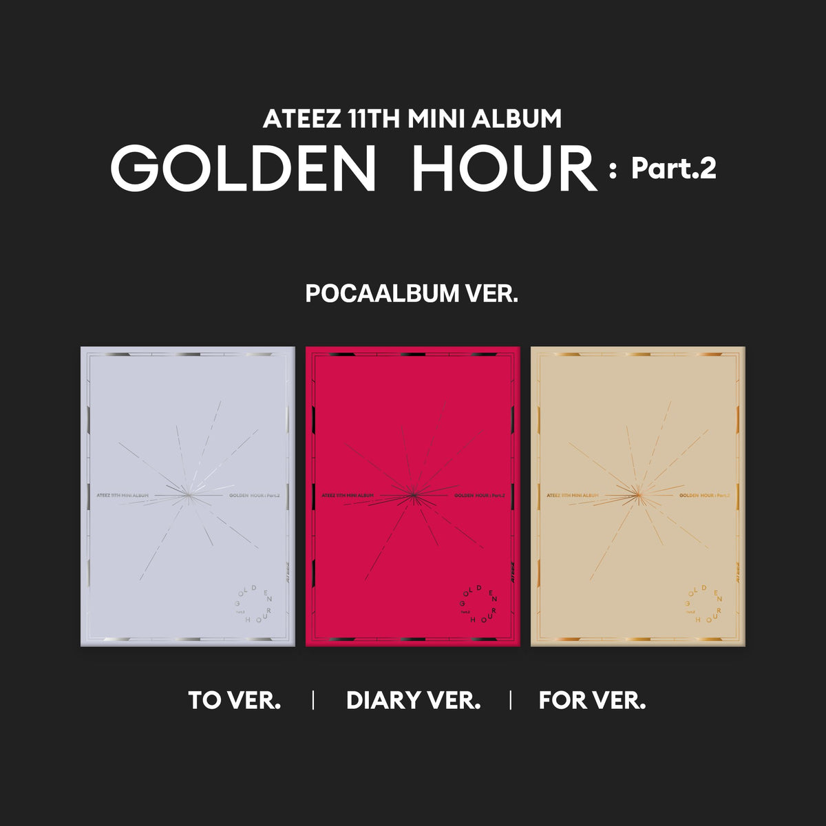 [POB] ATEEZ - 11th Mini Album [GOLDEN HOUR : Part.2] (POCAALBUM)