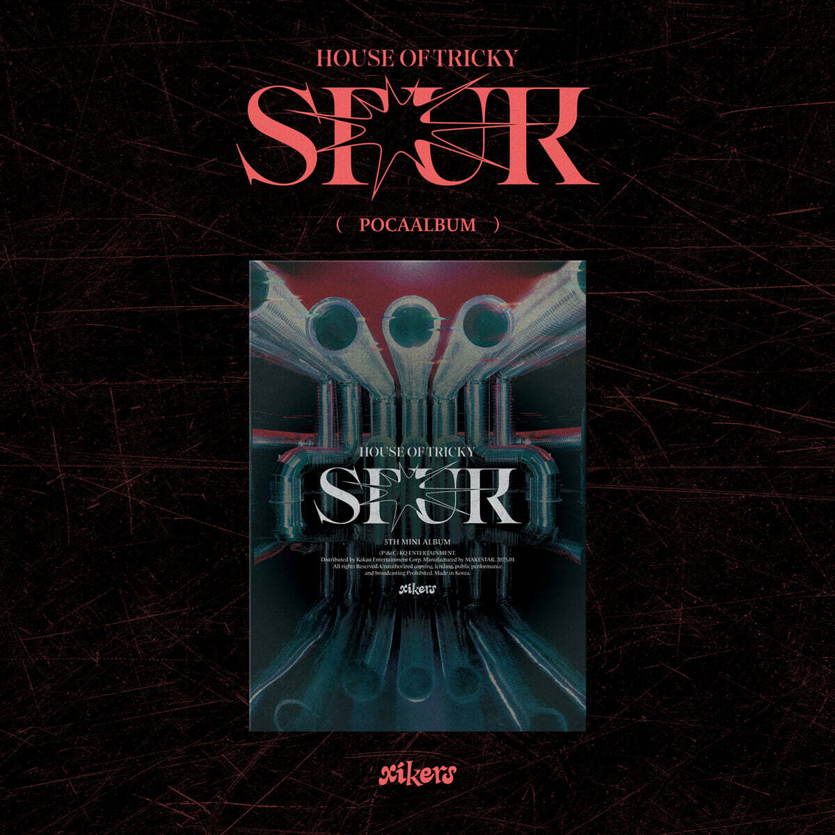 [POB] XIKERS - 5TH MINI ALBUM [HOUSE OF TRICKY : SPUR] (POCAALBUM)