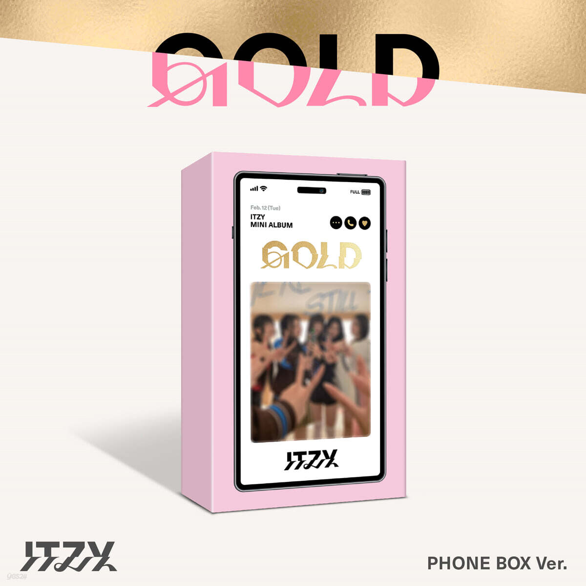 [POB] ITZY [GOLD] PHONE BOX VER.