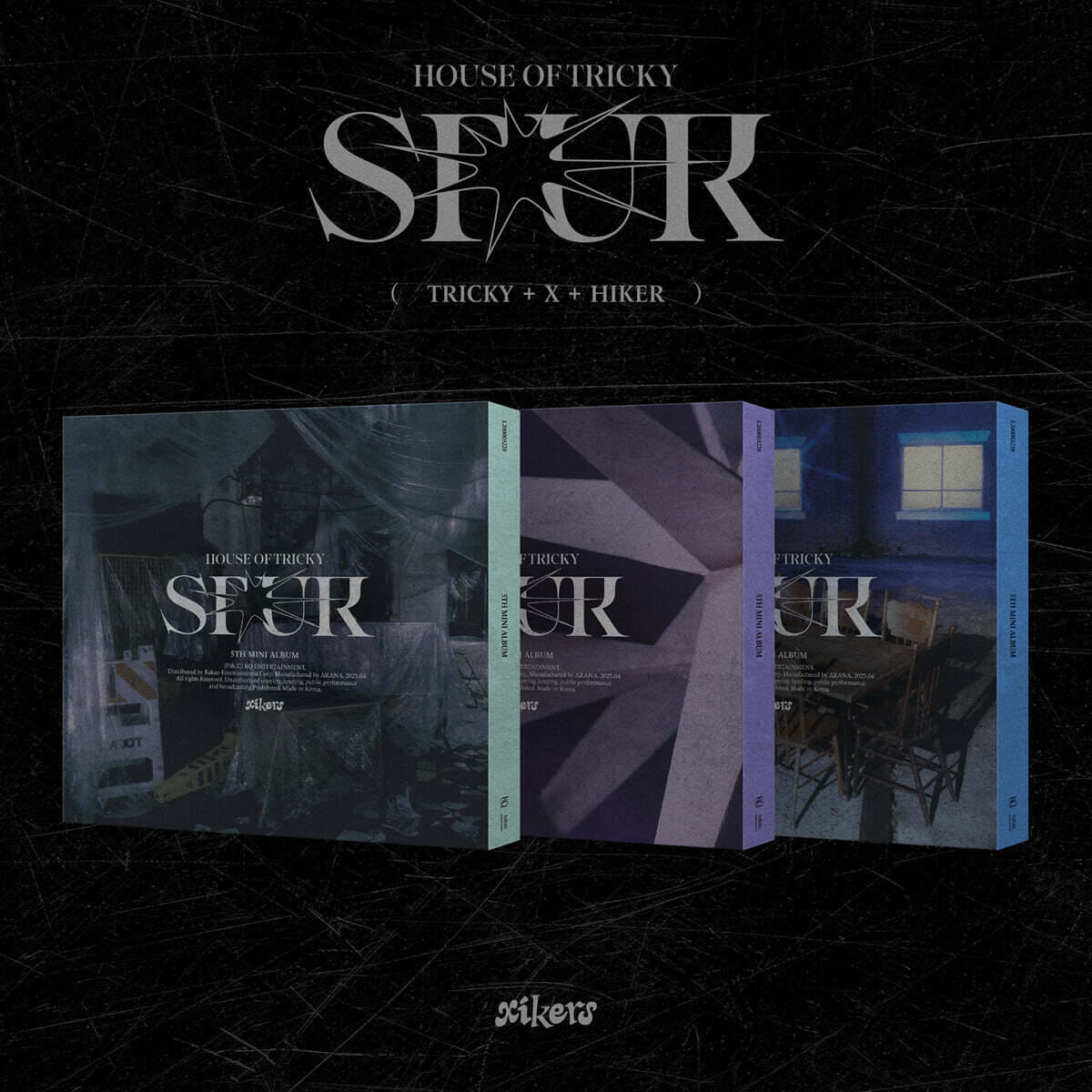 [POB] XIKERS - 5TH MINI ALBUM [HOUSE OF TRICKY : SPUR]