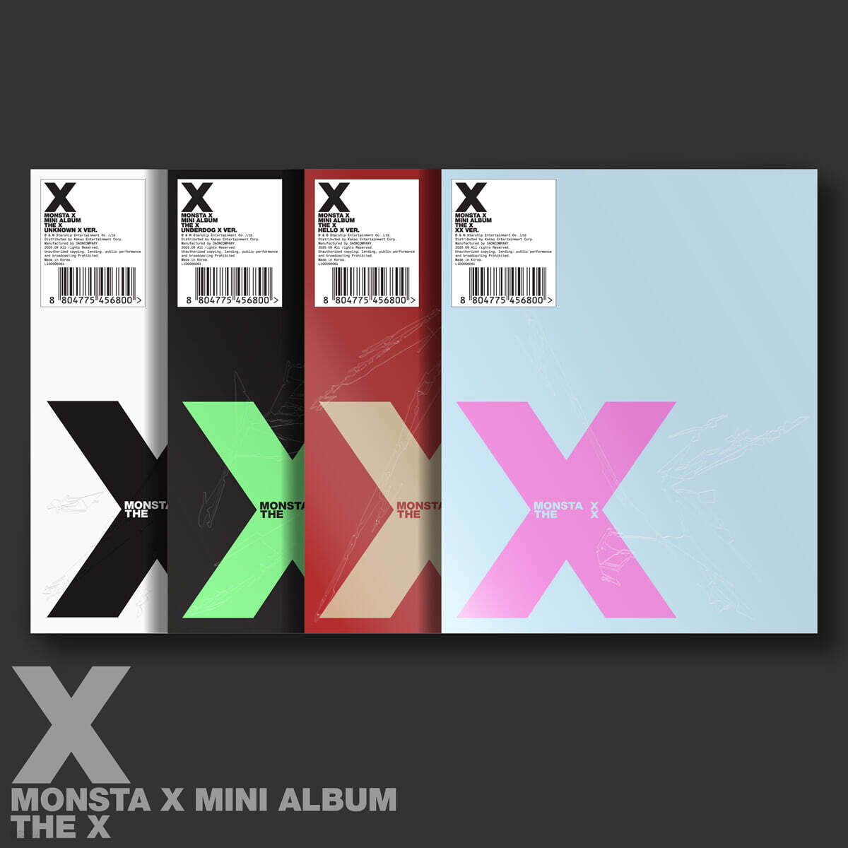 [POB] MONSTA X - THE 13TH MINI ALBUM [THE X]